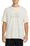 Billabong The Label Garage Cotton & Hemp Graphic T-shirt In White