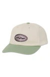Billabong Throwback Logo Patch Baseball Cap In Neutral