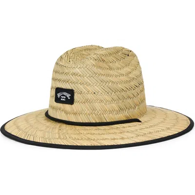 Billabong Tides Print Woven Straw Hat In Brown