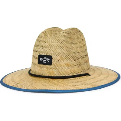 Billabong Tides Print Woven Straw Hat In Brown
