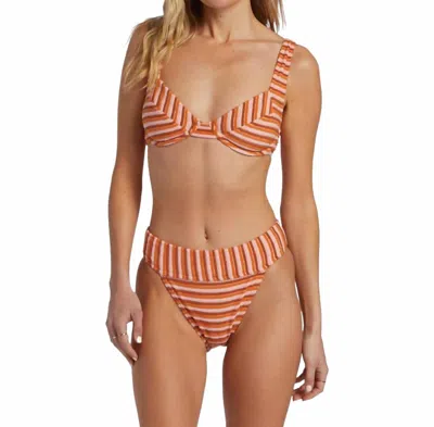 Billabong Tides Terry Tyler Underwire Bikini Top In Multi