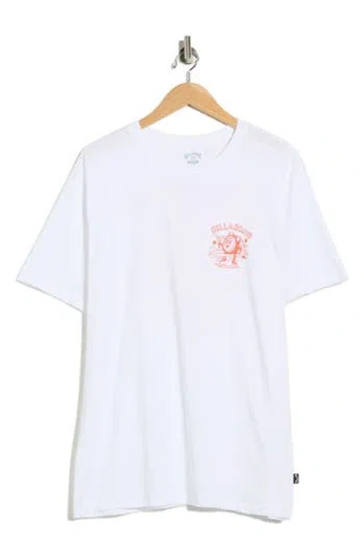 Billabong Time Premium Graphic T-shirt In White