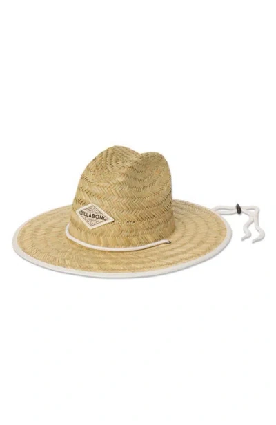 Billabong Tipton Woven Straw Sun Hat In Brown