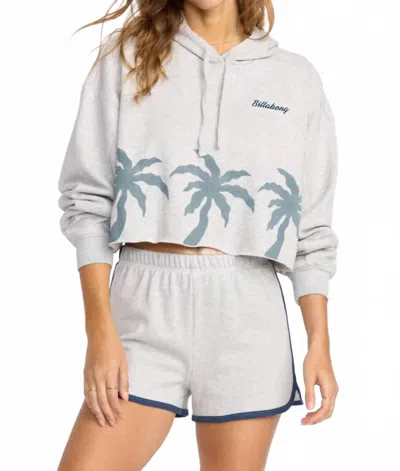 Billabong Triple Palms Hoodie In Heather Grey In Gray