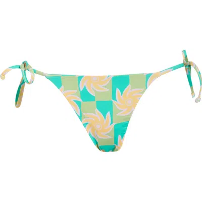 Billabong Trippin' On Sun Maya Bikini Bottoms In Multi
