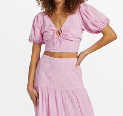 BILLABONG TROPIC HEART CROP TOP IN MFY0