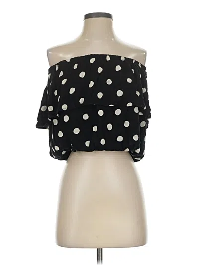 Pre-owned Billabong Tube Top Black Strapless Neckline Tops