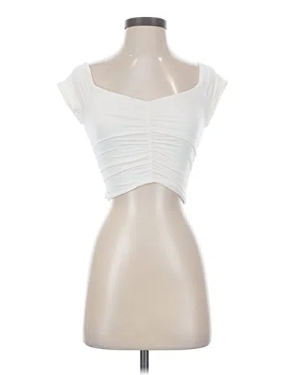 Pre-owned Billabong Tube Top White Strapless Neckline Tops