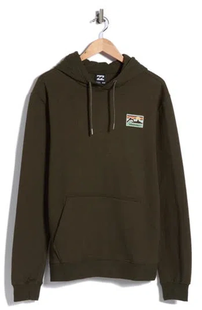 Billabong Tuck Graphic Hoodie In Green