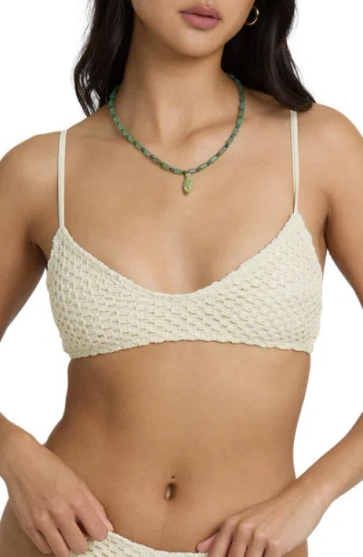 Billabong Twisted Tides Bikini Top In Neutral