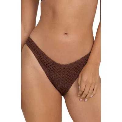 Billabong Twisted Tides Maui Bikini Bottoms In Brown