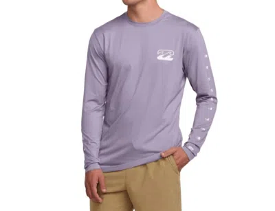 Billabong Unity Loose Fit Long Sleeve Rashguard In Light Purple
