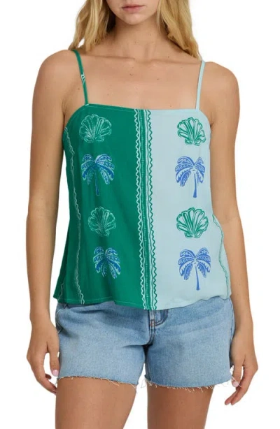 Billabong Vacay Dreams Tank Top In Green