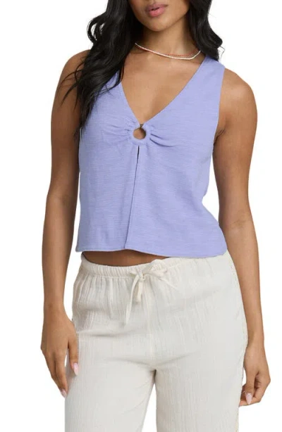 Billabong Veda Crop Tank In Blue