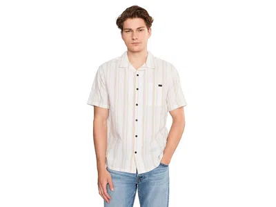 Billabong Victoria Vacay Short Sleeve Men's Clothing White Sand: Xl In Neutral
