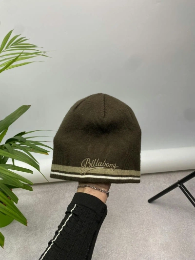 Pre-owned Billabong Vintage Ballabong Y2k Brown Hats In Beige Brown