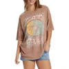 Billabong Walk With Me Oversize Graphic T-shirt In Sweet Earth