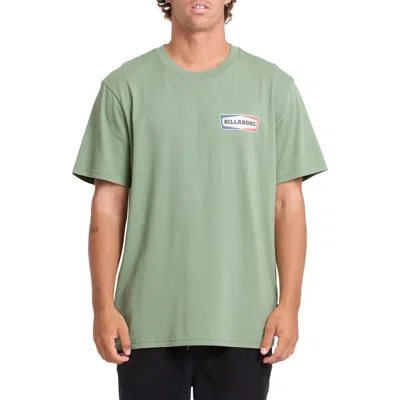 Billabong Walled Premium Graphic T-shirt In Green