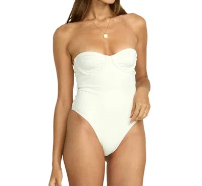 Billabong Wander Over Hailey One-piece Swimsuit In White