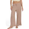 Billabong Wanderer Bitty Check Drawstring Pants In Brown