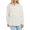 Billabong Wanderer Solid Cotton Shirt In White