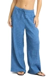 Billabong Wanderer Twilight Dreamer Drawstring Pants In Blue