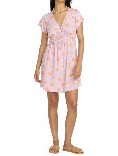 Billabong Warm Rays Dress In Amethyst Smoke In Pink