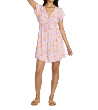 Billabong Warm Rays Dress In Amethyst Smoke In Pink