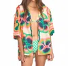 Billabong Wata Beach Side Shirt In Multi In Animal Print