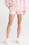 Billabong Wave Runner Fleece Shorts In Pink