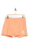Billabong Wave Runner Fleece Shorts In Peach