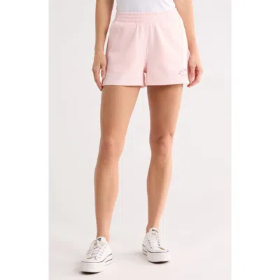 Billabong Wave Runner Fleece Shorts In Pink