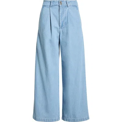 Billabong Wave Washed Denim Pants In Blue