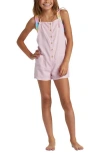 Billabong Kids'  Wave Watch Jr Romper In Pink Dream