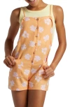 Billabong Kids'  Wave Watch Jr Romper In Tangy Peach