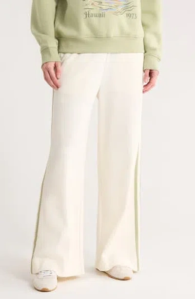 Billabong Weekend Vibes Wide Leg Pants In Neutral