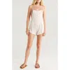 Billabong Wild Pursuit Romper In Rose Brown In White