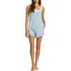 Billabong Wild Pursuit Short Overalls In Washed Chambray
