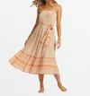 Billabong Wish For You Sleeveless Midi Sundress In Multi