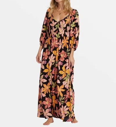 Billabong Wish Me Luck Maxi Dress In Multi