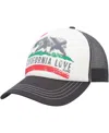 Billabong Women's  White, Charcoal Pitstop Trucker Snapback Hat In White,charcoal