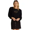 Billabong Women's Chenille Pullover Sweater In Black