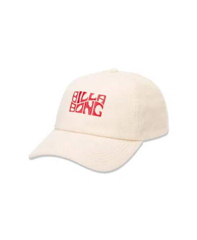 Billabong Women's Cream  Adjustable Dad Hat In White