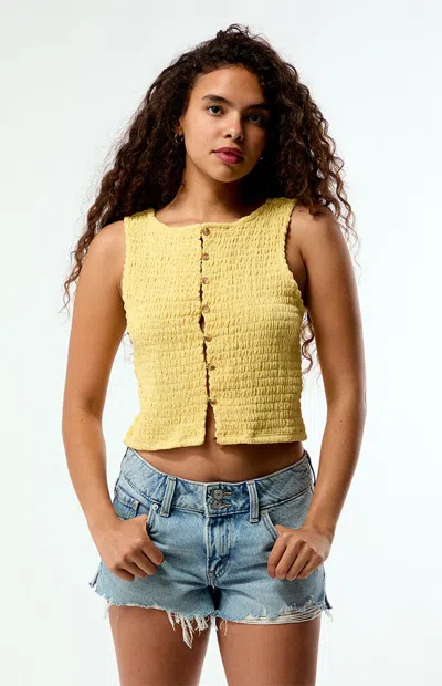Billabong Women's Kelsey Tank Top In Yellow