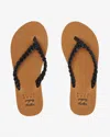 Billabong Women's Onshore Flip Flops In Black In Black