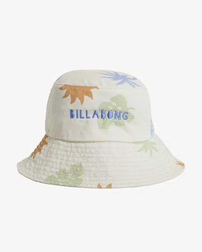 Billabong Women's Sun Symbol Bucket Hat In Off White Multi
