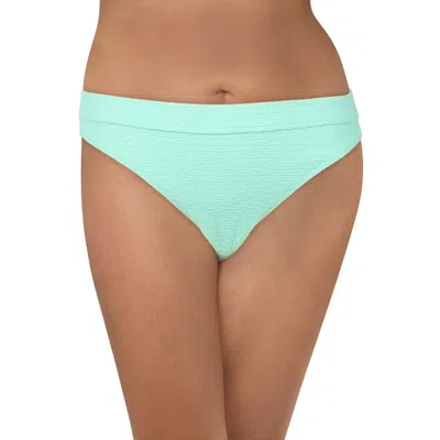 Billabong Womens Ribbed Polyester Swim Bottom Separates In Green