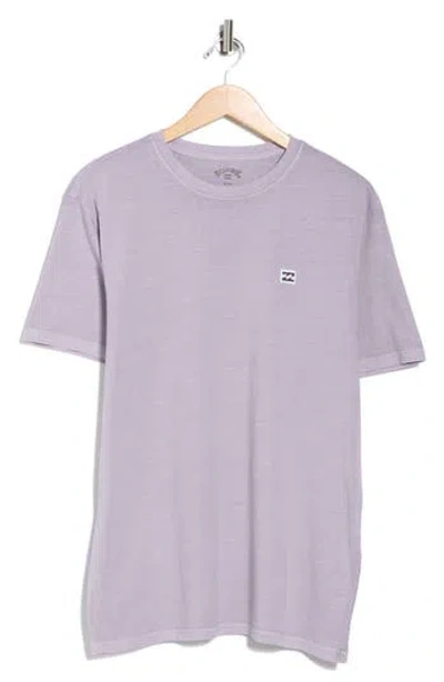 Billabong Wyatt Cotton T-shirt In Purple