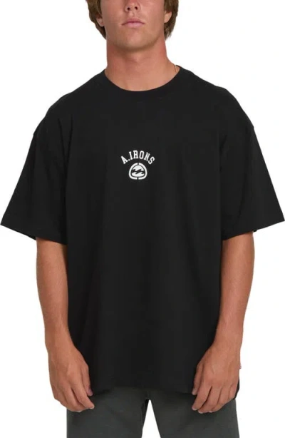 Billabong X Andy Irons Bio Wave Og Oversize Graphic T-shirt In Black