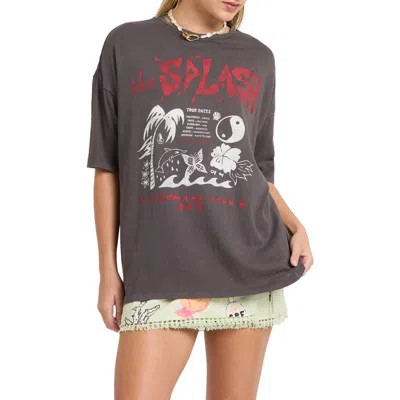 Billabong X Lottie Hall Graphic T-shirt In Black